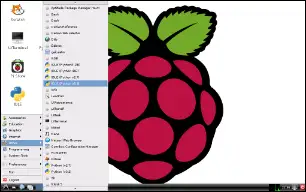 Raspbian menu